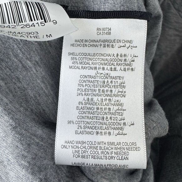 BCBG Maxazria Womens Crop Quilted Moto Jacket Size M Gray Flynn Biker Grunge Y2K - Picture 9 of 11